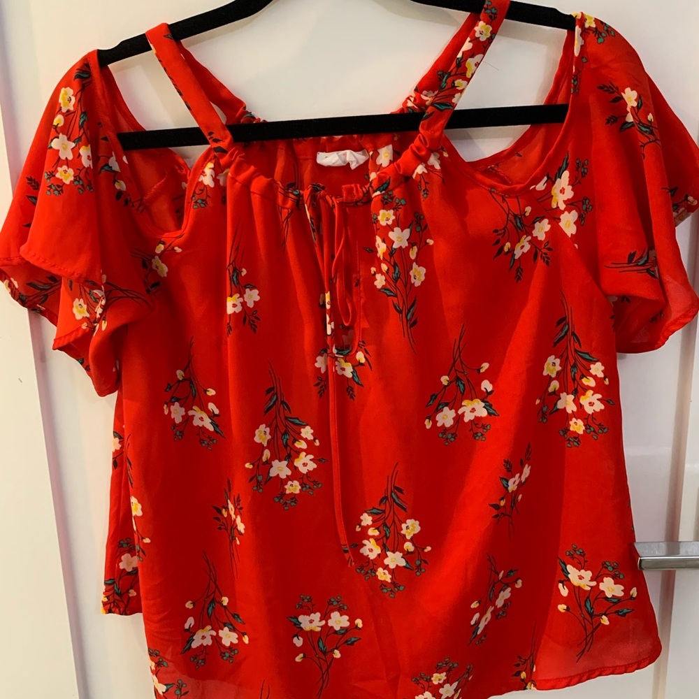 Sienna Sky Floral Chiffon Blouse